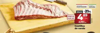 Dia Costillas de cerdo oferta
