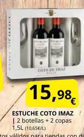 Supermercados MAS Estuche coto imaz oferta