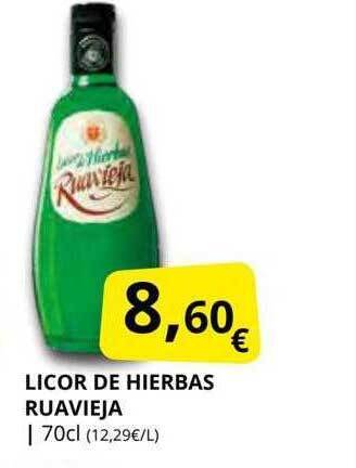 Supermercados MAS Licor de hierbas ruavieja oferta