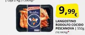 Supermercados MAS Langostino rodolfo cocido pescanova oferta