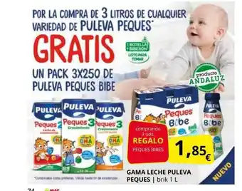 Supermercados MAS Gama leche puleva peques oferta