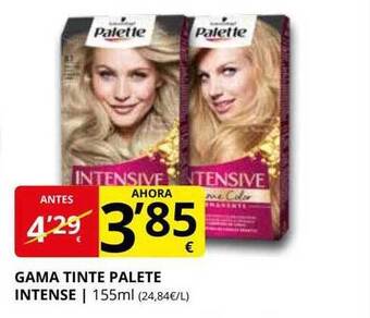 Supermercados MAS Gama tinte palete intense oferta
