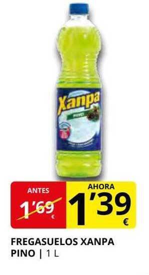 Supermercados MAS Fregasuelos xanpa pino oferta