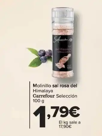 Carrefour Molinillo sal rosa del himalaya carrefour selección oferta