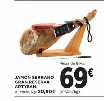 El Corte Inglés Jamón serrano gran reserva artysan oferta