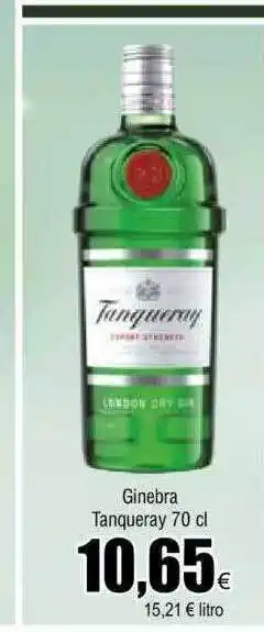 FROIZ Ginebra tanqueray oferta