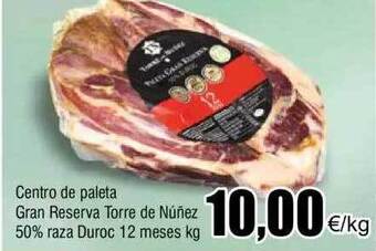 FROIZ Centro de paleta gran reserva torre de nuñez 50% raza duroc 12 meses kg oferta