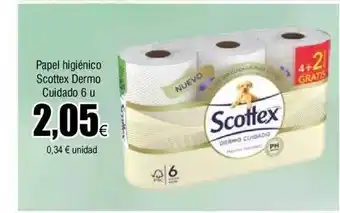 FROIZ Papel higiénico scottex dermo cuidado oferta