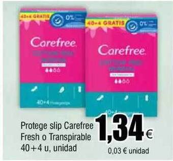 FROIZ Protege slip carefree fresh o transpirable 40+4 oferta