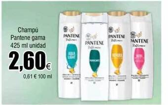 FROIZ Champú pantene gama oferta