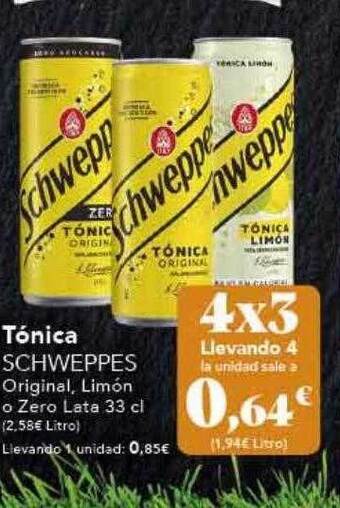 Gadis Tónica schweppes oferta