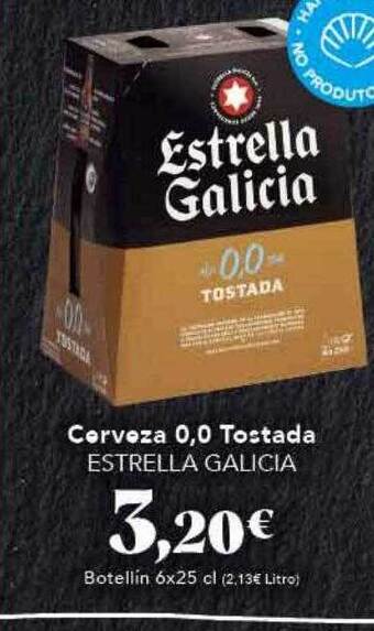 Gadis Cerveza 0.0 tostada estrella galicia oferta