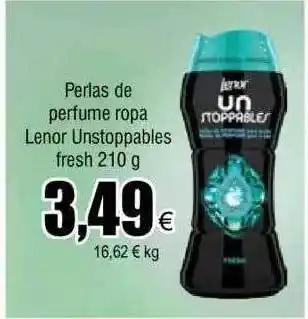 FROIZ Perlas de perfumer ropa lenor unstoppables fresh oferta