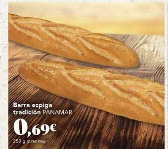 Gadis Barra espiga tradición panamar oferta