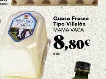 Gadis Queso fresco tipo villalón mama vaca oferta