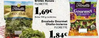 Gadis Brotes rucula florette ensalada gourmet otoño-invierno florette oferta