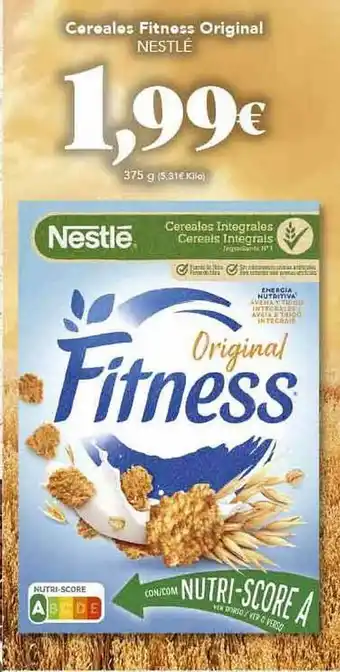 Gadis Cereales fitness original nestlé oferta