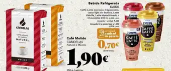 Gadis Café molido candelas bebida refrigerada kaiku oferta