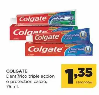 Alimerka Colgate dentífrico triple acción o protection calcio oferta