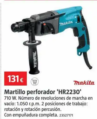 Bauhaus Martillo perforador 'hr2230' makita oferta