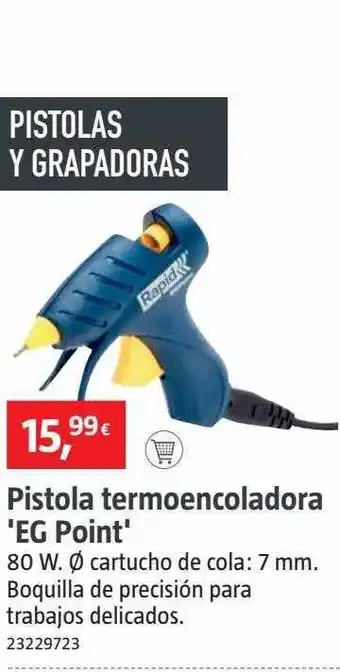 Bauhaus Pistola termoencoladora 'eg point' oferta
