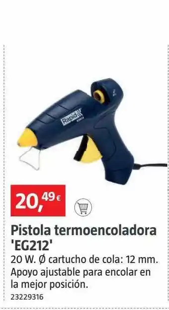 Bauhaus Pistola termoencoladora 'eg212' oferta