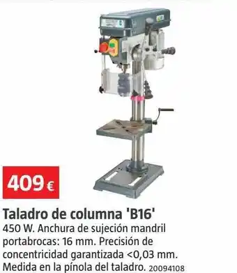 Bauhaus Taladro de columna 'b16' oferta
