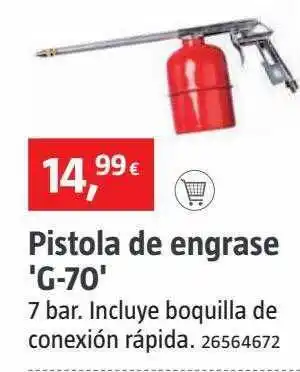 Bauhaus Pistola de engrase 'g-70' oferta