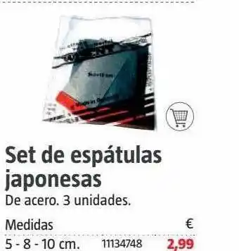 Bauhaus Set de espátulas japonesas oferta