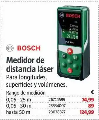 Medidor de distancia láser bosch