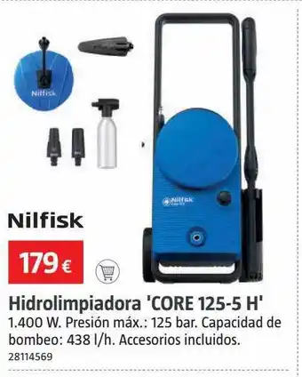 Bauhaus Hidrolimpiadora 'core 125-5 h oferta