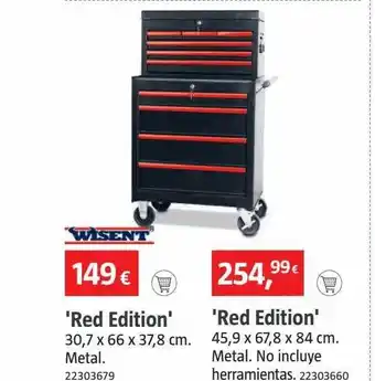 Bauhaus 'red edition' wisent oferta
