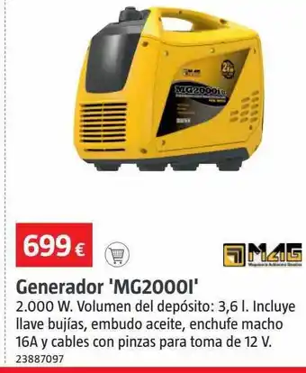 Bauhaus Generador 'mg2000' mag oferta