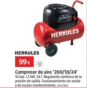 Bauhaus Compresor de aire '200 10 204' oferta