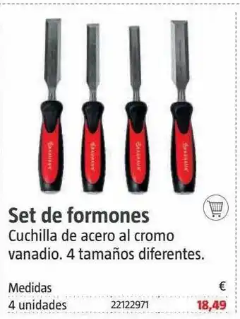 Bauhaus Set de formones oferta