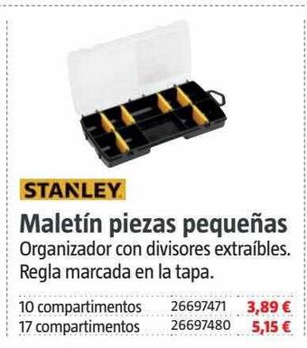 Bauhaus Maletín piezas pequeñas stanley oferta