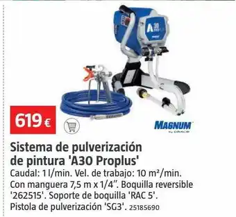 Bauhaus Sistema de pulverización de pintura 'a30 proplus' oferta