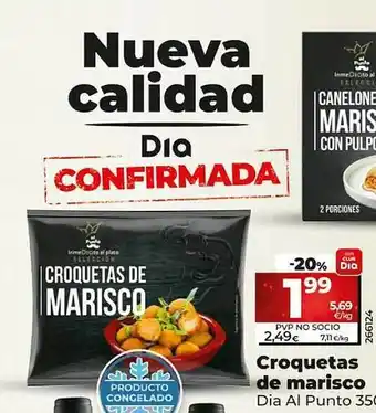 Dia Croquetas de marisco dia al punto oferta