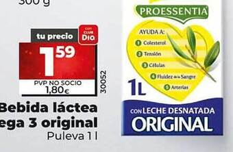 Dia Bebida láctea omega 3 original puleva oferta
