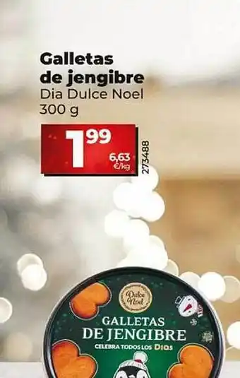 Dia Galletas dia jengibre da dulce noel oferta
