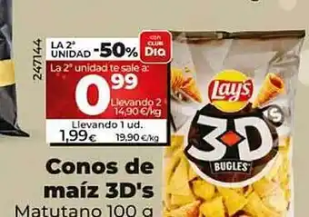 Dia Conos de maíz 3d's matutano oferta