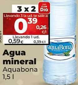 Dia Agua mineral aquabona oferta