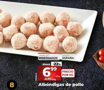 Dia Albóndigas de pollo oferta