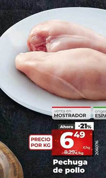 Dia Pechuga de pollo oferta
