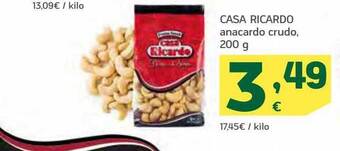 HiperDino Casa ricardo anacardo crudo oferta