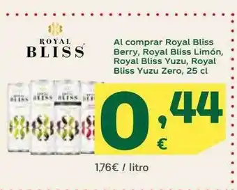HiperDino Al compra royal bliss berry royal bliss limón royal bliss yuzu royal bliss yuzu zero oferta