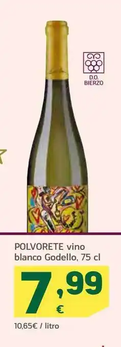 HiperDino Polvorete vino blanco godello oferta