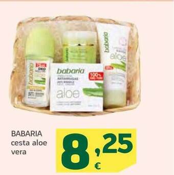 HiperDino Babaria cesta aloe vera oferta