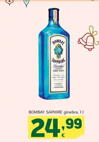 HiperDino Bombay saphire ginebra oferta