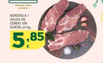 HiperDino Bondiola - aguja de cerdo sin hueso el kg oferta